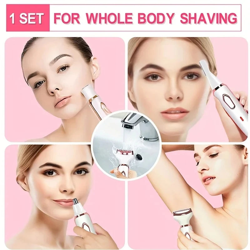 5 in 1 female electric razor