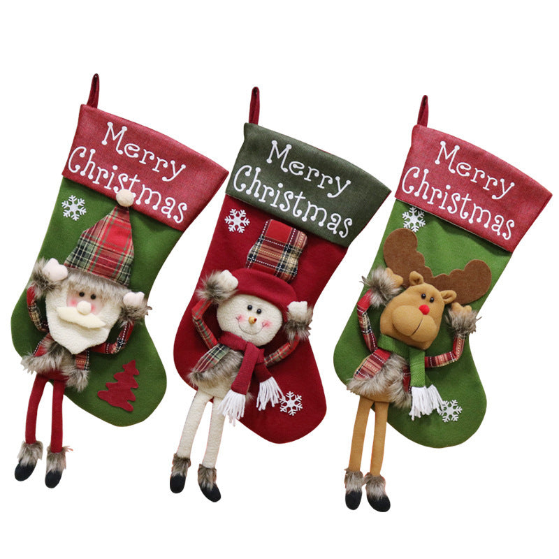 Holiday Christmas Stockings - Festive Holiday Decor